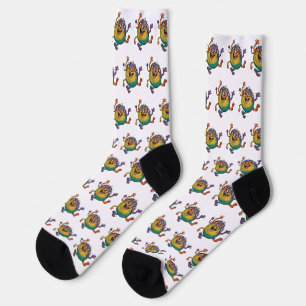 Tanzendes Monster Socken