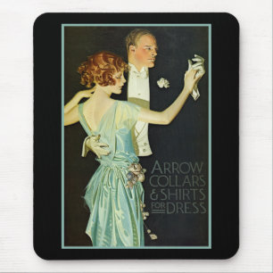 Tanzendes Paar Arrow-Shirt-Werbung Mousepad
