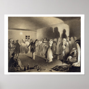 Tanzendes Party in Kagha-Choura, Dagestan, Teller  Poster