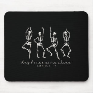 Tanzendes Skelett Trockene Knochen werden lebendig Mousepad