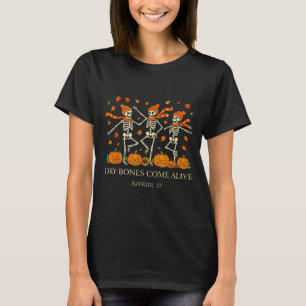 Tanzendes Skelett Trockene Knochen werden lebendig T-Shirt