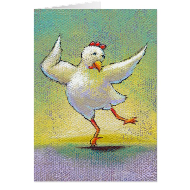 Tanzenhuhn - fantastische Kunst des modernen (Vorne)
