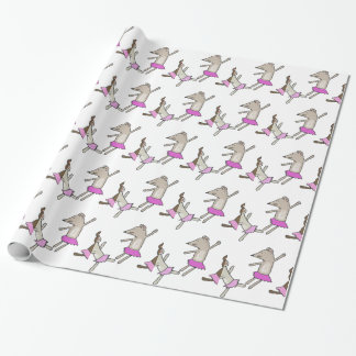 Tanzenmäuse Geschenkpapier
