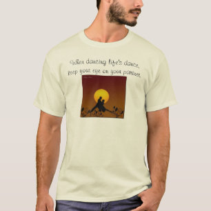 Tanzenpaare, wenn sie den Tanz des Lebens tanzen, T-Shirt