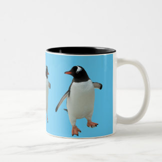 Tanzenpenguin-Tasse Zweifarbige Tasse