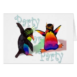 Tanzenpenguins-Party-Mitteilung