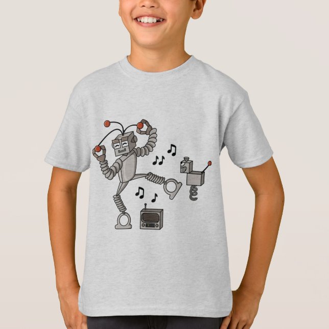 Tanzenroboter T-Shirt (Vorderseite)
