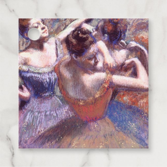 Tänzer 1899 Edgar Degas Geschenkanhänger (Vorderseite)