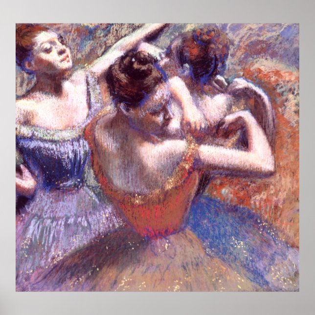 Tänzer 1899 Edgar Degas Poster (Vorne)