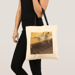 Tänzer an der Stange von Edgar Degas, Vintage-Ball Tragetasche