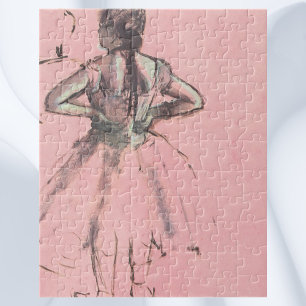 Tänzer aus dem Back von Edgar Degas Vintag Ballet Puzzle