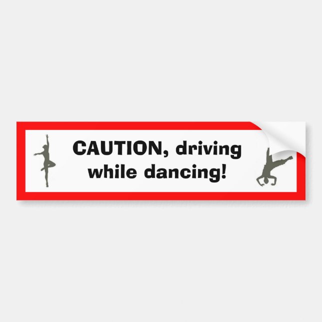 Tänzer-Autoaufkleber Autoaufkleber (Vorne)