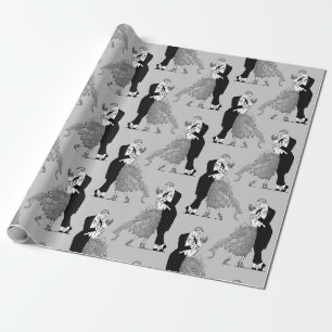 Tänzer der 1920er Jahre Geschenkpapier