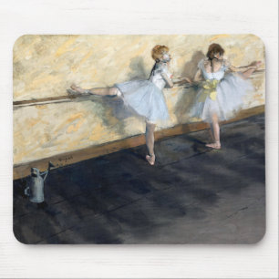 Tänzer, die im Barre spielen, Edgar Degas Mousepad