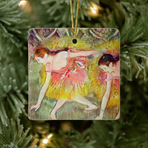 Tänzer, die von Edgar Degas heruntergehen, Ballett Keramikornament