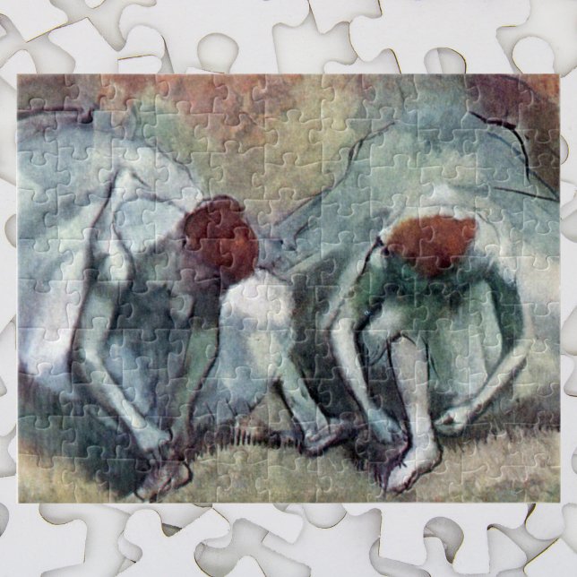 Tänzer, die von Edgar Degas ihre Schuhe schnappen Puzzle (Von Creator hochgeladen)