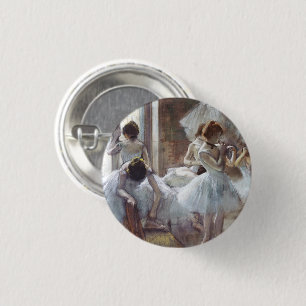 Tänzer Edgar Degas Button