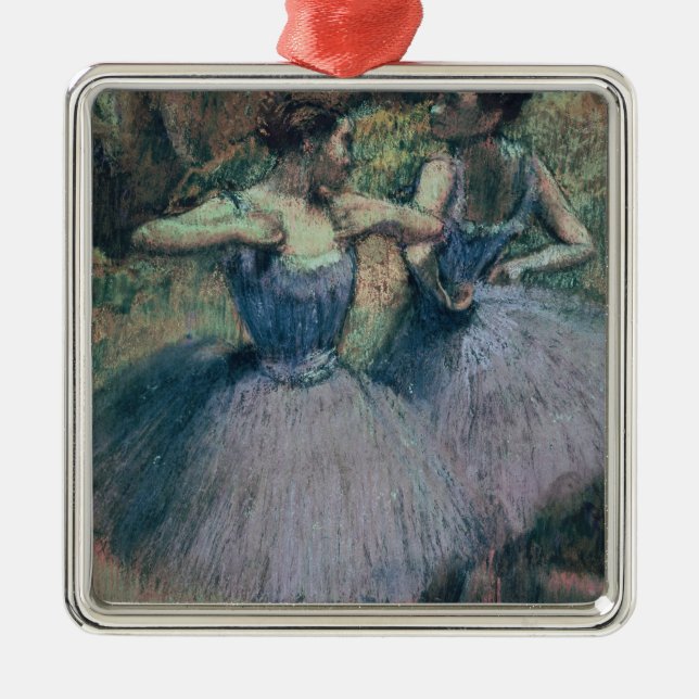 Tänzer Edgar Degass | im Veilchen Silbernes Ornament (Vorne)