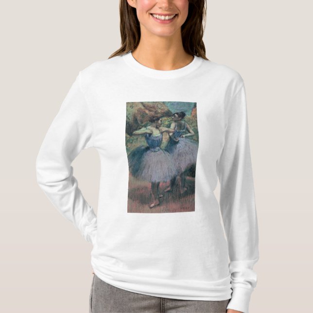 Tänzer Edgar Degass | im Veilchen T-Shirt (Vorderseite)
