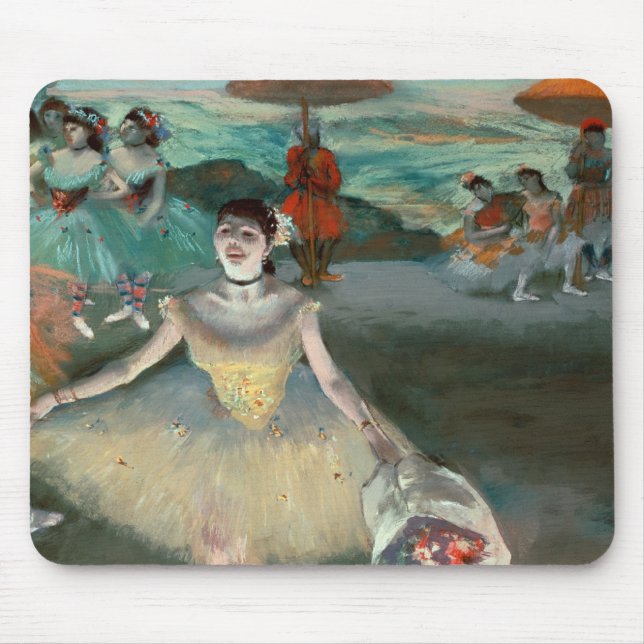 Tänzer Edgar Degass | mit dem Blumenstrauß, Mousepad (Vorne)