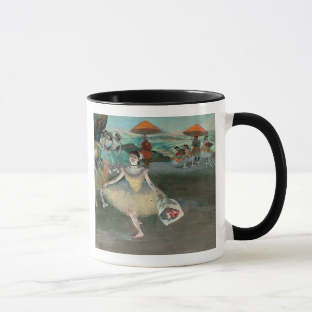 Tänzer Edgar Degass | mit dem Blumenstrauß, Tasse (Rechts)