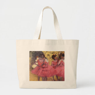 Tänzer im Rosa durch Edgar Degas-Tasche Jumbo Stoffbeutel