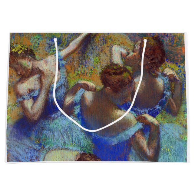 Tänzer in Blau, Edgar Degas Große Geschenktüte (Vorderseite)