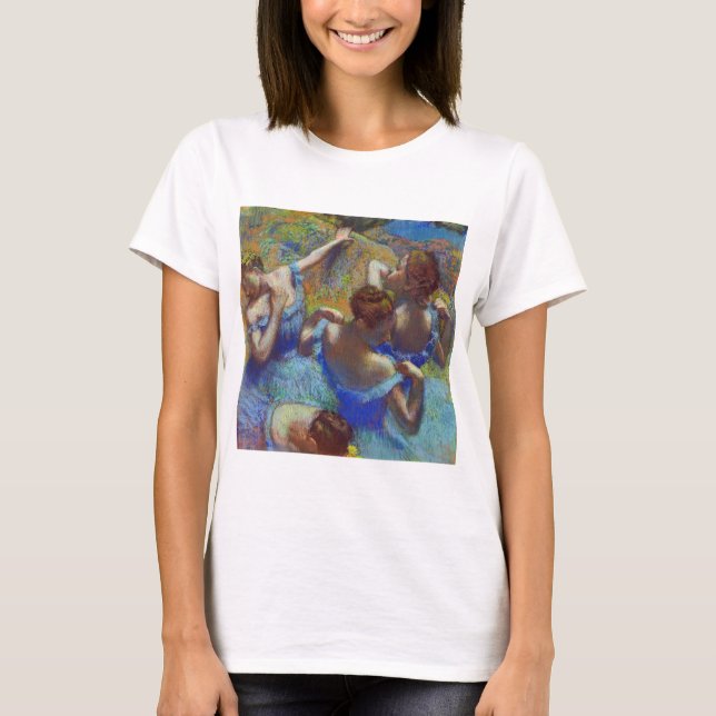 Tänzer in Blau, Edgar Degas T-Shirt (Vorderseite)