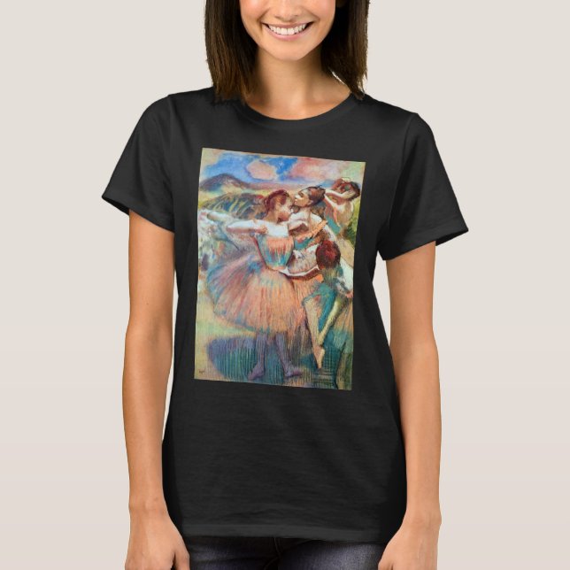Tänzer in einer Landschaft von Edgar Degas T-Shirt (Vorderseite)