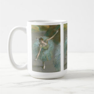 Tänzer in Green Edgar Degas Kaffeetasse