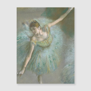 Tänzer in Green Edgar Degas Magnetkarte