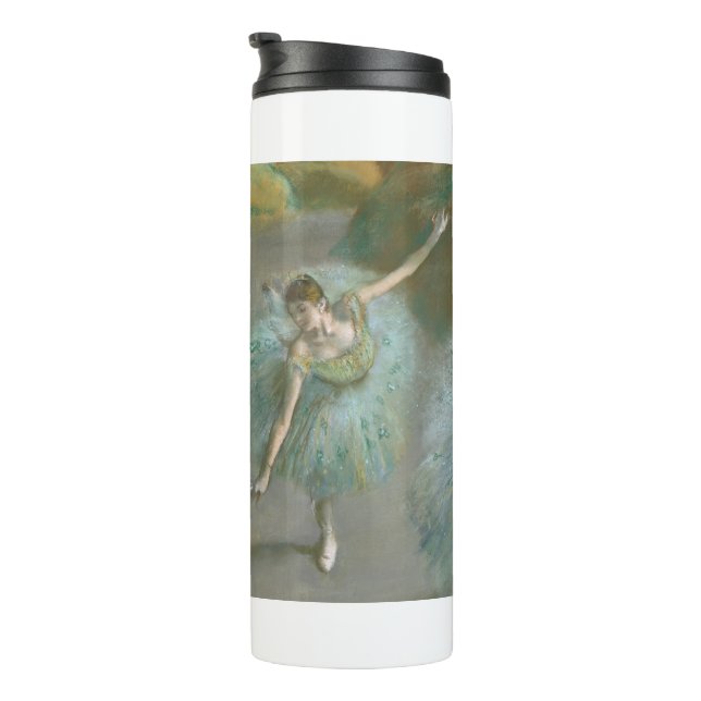 Tänzer in Green Edgar Degas Thermosbecher (Nach rechts gedreht)