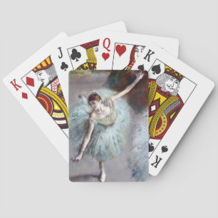 Tänzer in Green von Edgar Degas Spielkarten