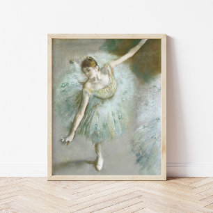 Tänzer in Grün   Edgar Degas Poster