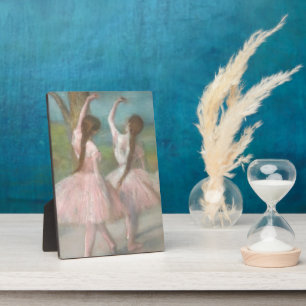 Tänzer in Pink Edgar Degas Fotoplatte