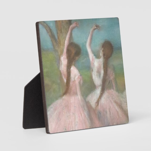 Tänzer in Pink Edgar Degas Fotoplatte (Vorderseite)