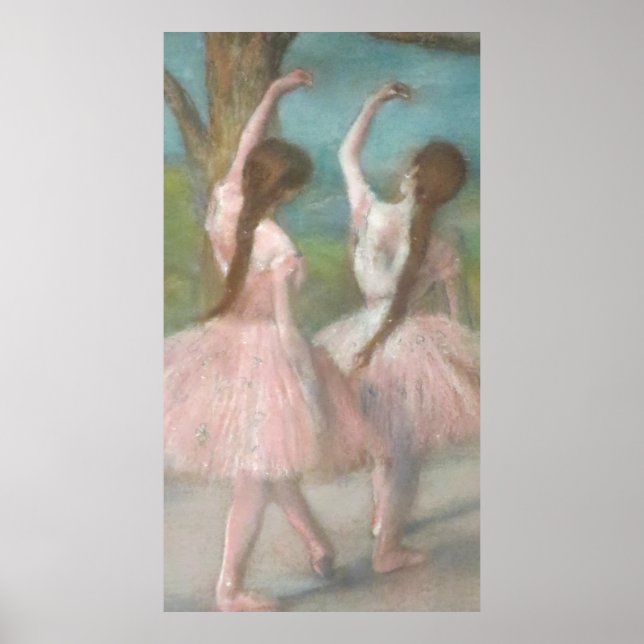 Tänzer in Pink Edgar Degas Poster (Vorne)