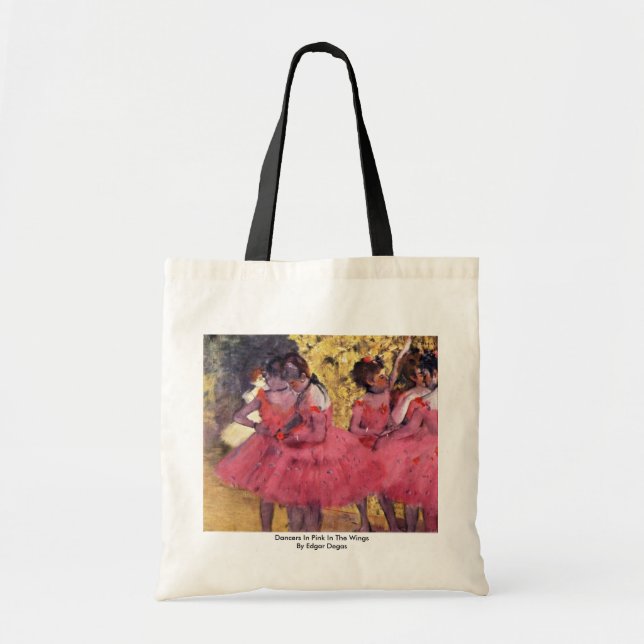 Tänzer in Rosa von Edgar Degas Tragetasche (Vorne)