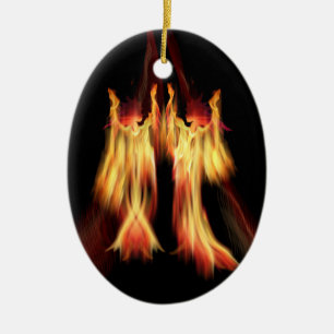 Tänzer Keramik Ornament