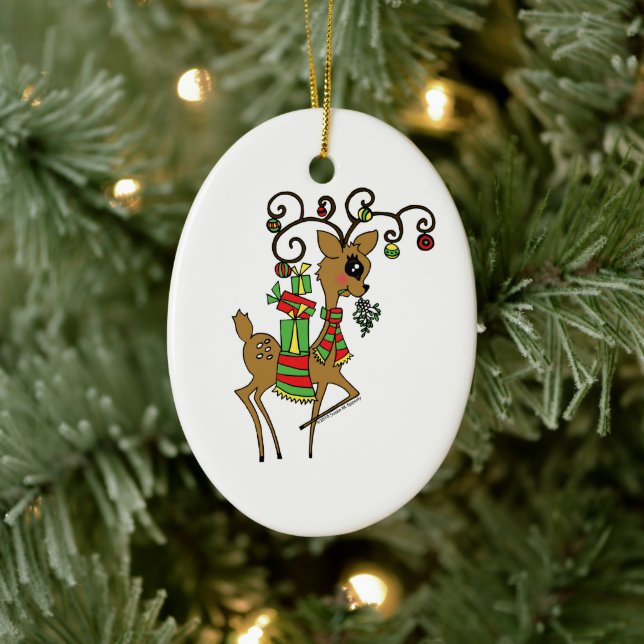 Tänzer Keramikornament (Baum)