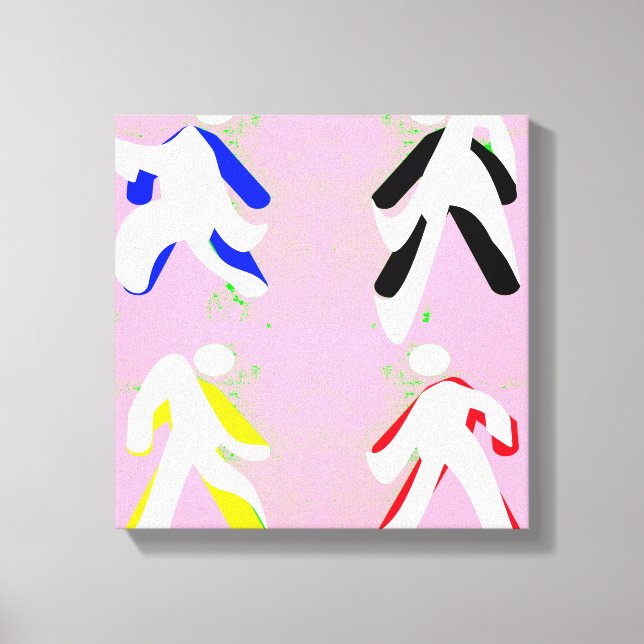 Tänzer Leinwanddruck (Vorderseite)