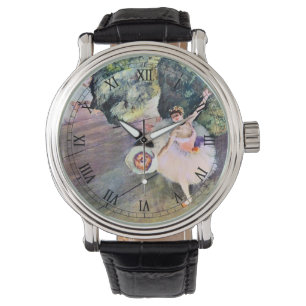 Tänzer mit einem Bouquet von Blume von Edgar Degas Armbanduhr