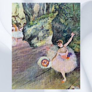 Tänzer mit einem Bouquet von Blume von Edgar Degas Puzzle