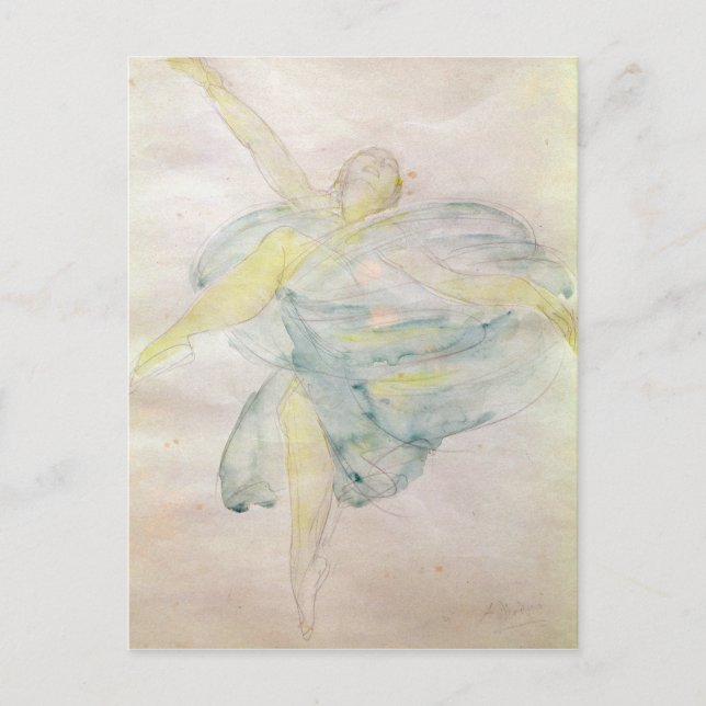 Tänzer mit Schleiern Postkarte (Vorderseite)