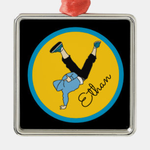 Tänzer-Namengeschenk der angesagten Ornament Aus Metall