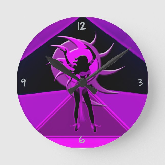 Tänzer *Onca* Runde Uhr (Vorderseite)