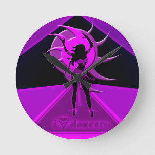 Tänzer *Onca* Runde Wanduhr