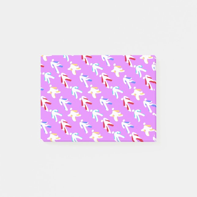 Tänzer Post-it Klebezettel (Vorderseite)