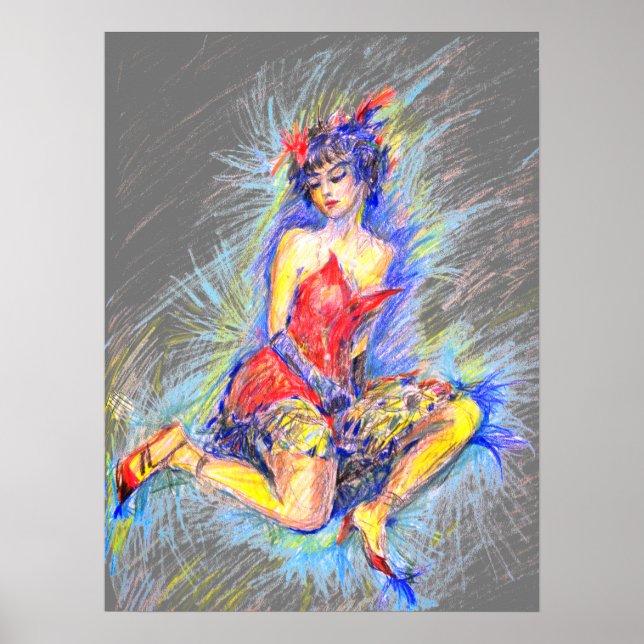 Tänzer Poster (Vorne)