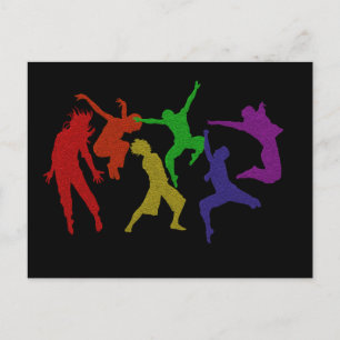 Tänzer-Postkarte Postkarte